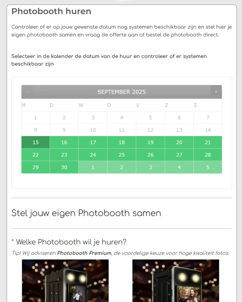 Photobooth Bestellen In Zeeland Huren